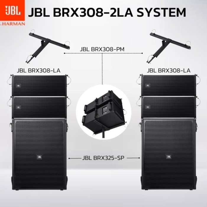 JBL BRX308-2LA SYSTEM