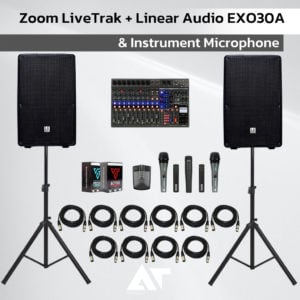 Zoom LiveTrak + Linear Audio EXO30A