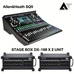 SQ5 & STAGE BOX DX-168 X 2 UNIT
