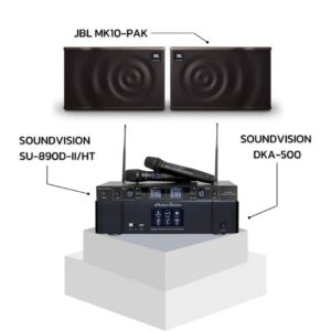 SET SOUNDVISION DKA-500+JBL MK10-PAK