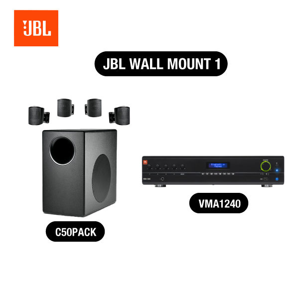 JBL WALL MOUNT 1 C50PACK+VMA1240