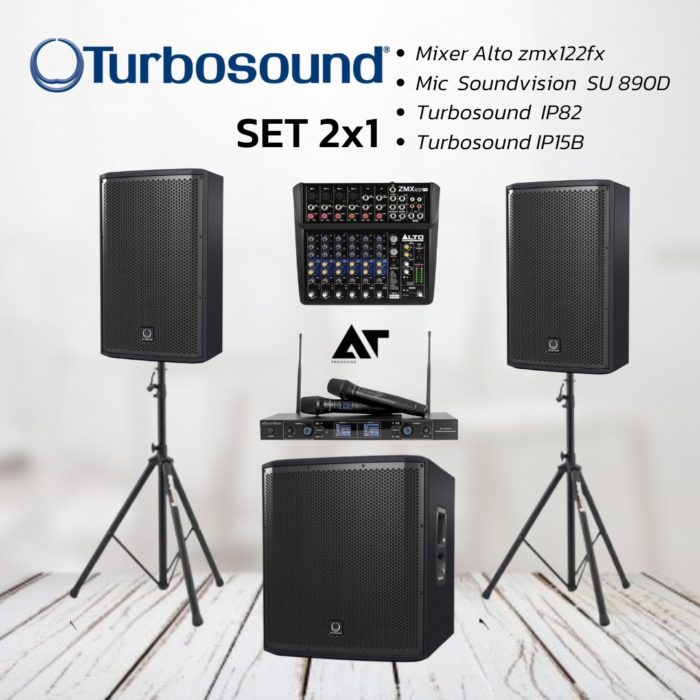 Turbosound IP15B + IP82 Set 2x1