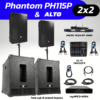 SET Phantom PH115P & ALTO 2x2