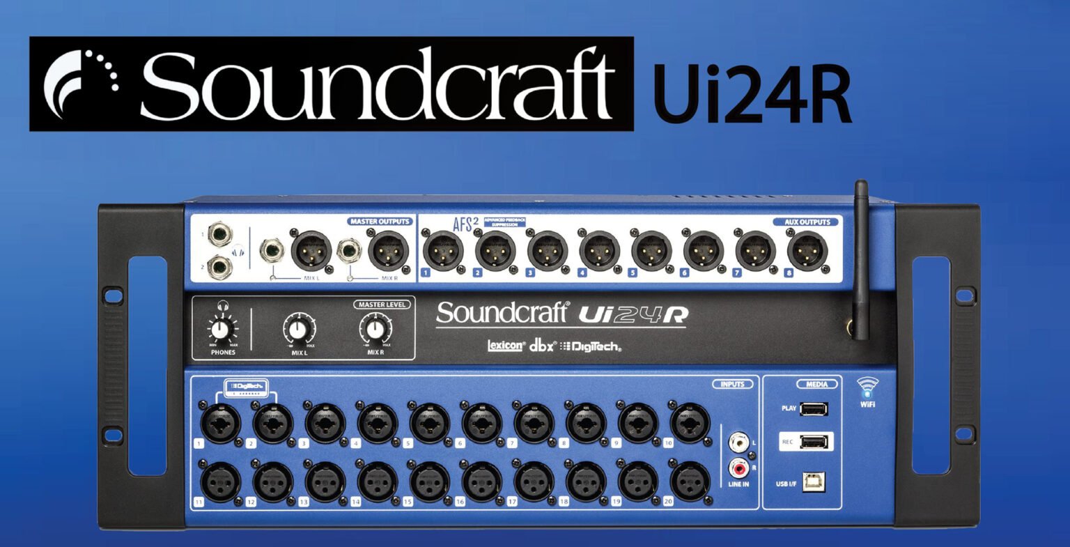 Soundcraft UI24R digital mixer
