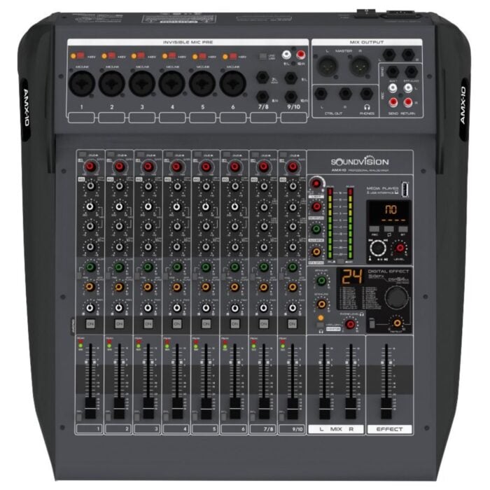 Soundvision AMX-10 มิกเซอร์อนาล็อก 10 ช่อง