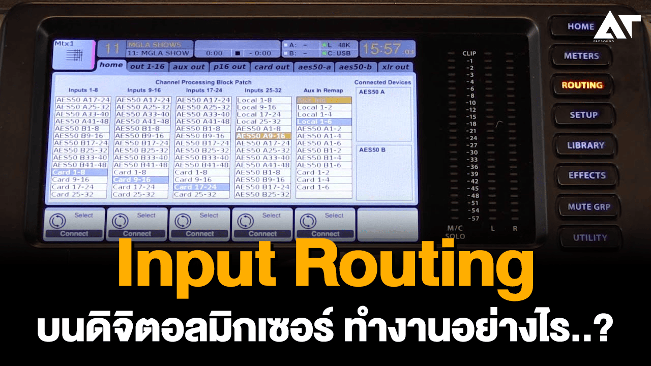 input routing
